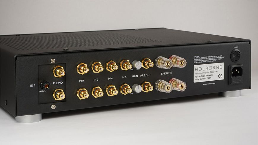 Holborne Passion - hybrid integrated amplifier with replaceable phono stage Holborne Passion - hybrid integrated amplifier with replaceable phono stage