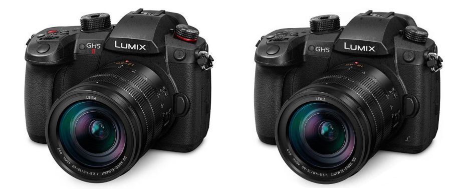 LUMIX GH5 Mark II (left) and GH5 (right)