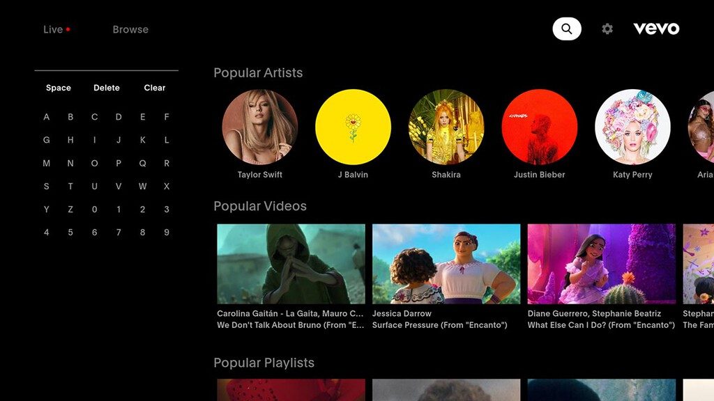 This is what the app looks like on Android TV and Google TV