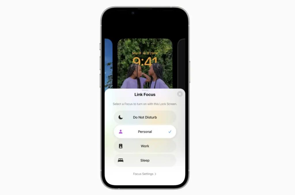 iOS 16 - Focus