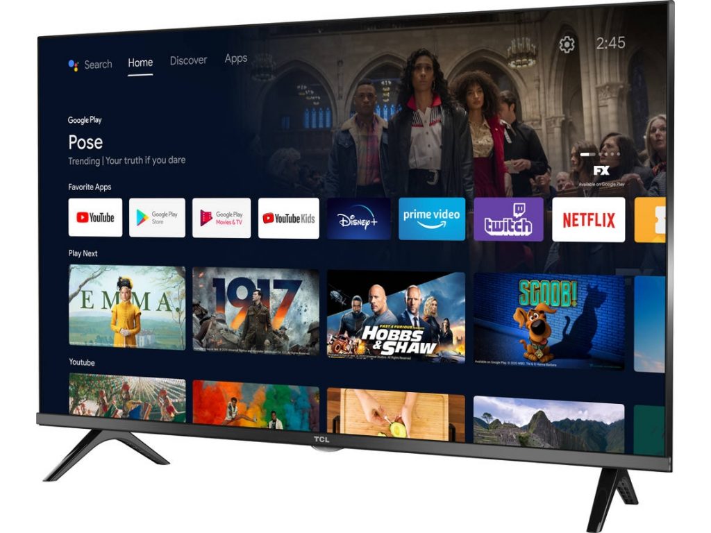 TCL 32S6200 follows the aesthetics of the firm's basic models for years