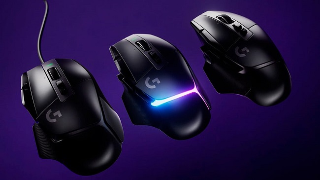 The three models of the Logitech G502 X series