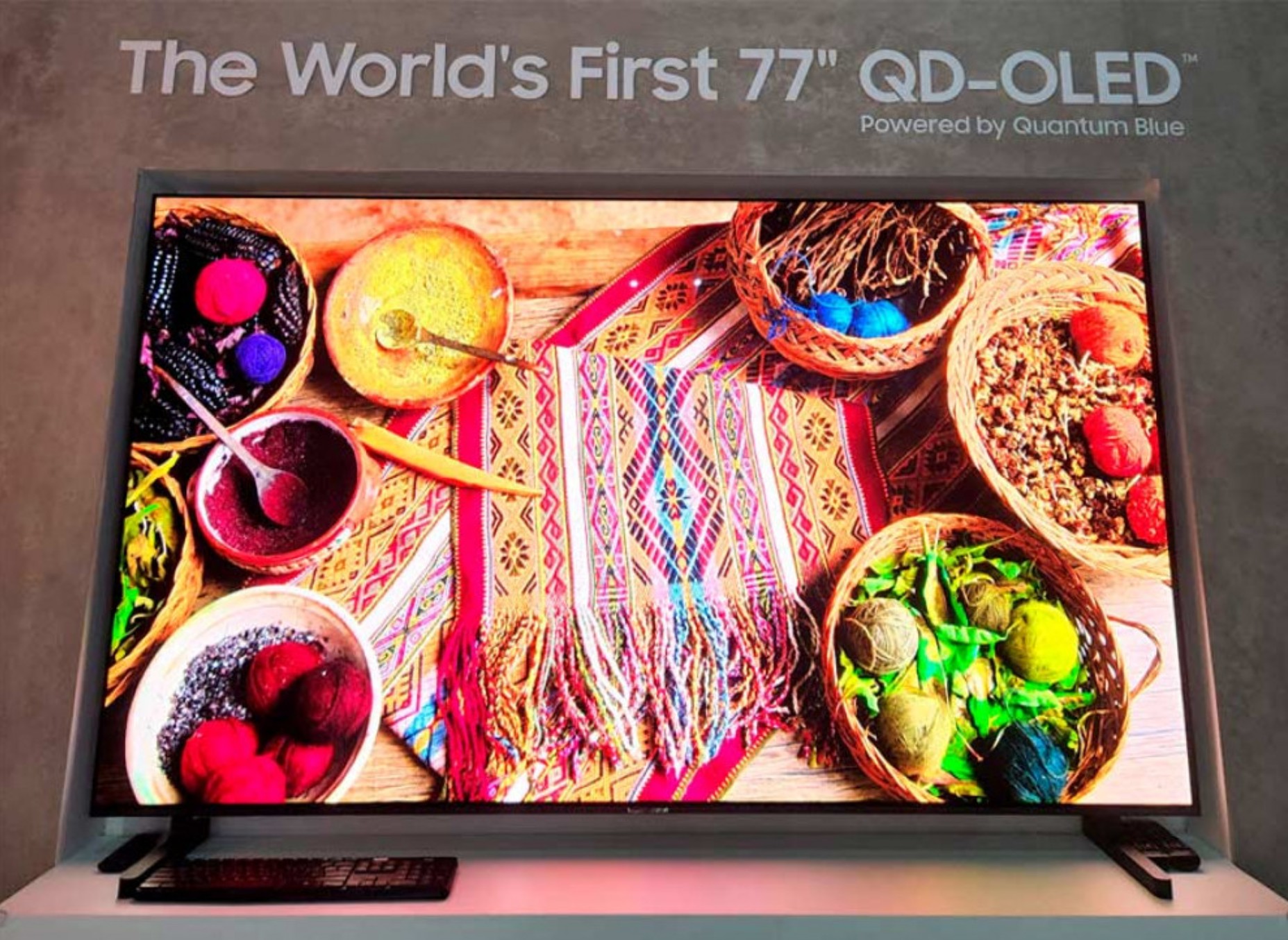 Samsung to unveil 77-inch QD-OLED TV at CES 2023