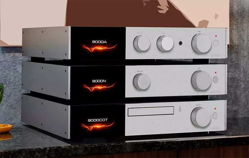 Audiolab's flagship 9000 series of electronic components