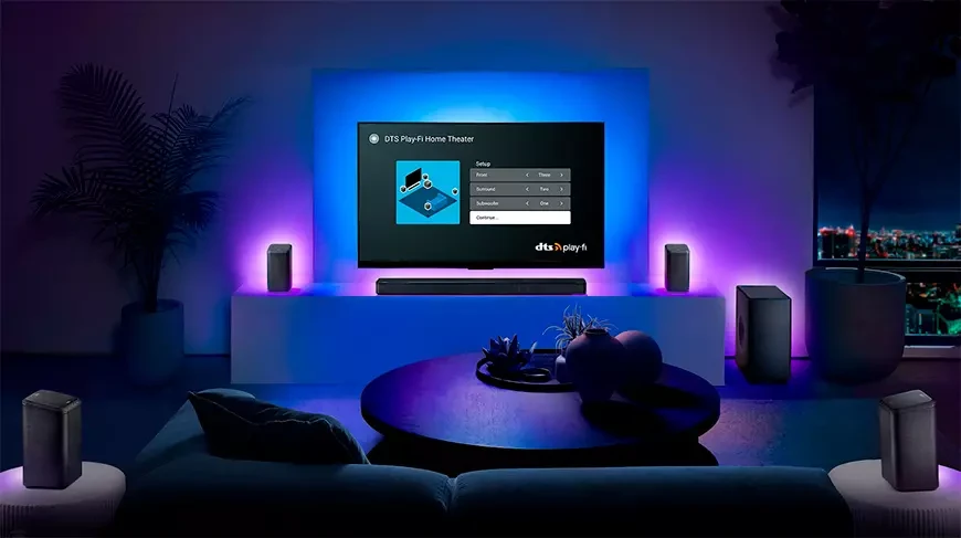 DTS Play-Fi is a new 12-channel home theater mode for TVs