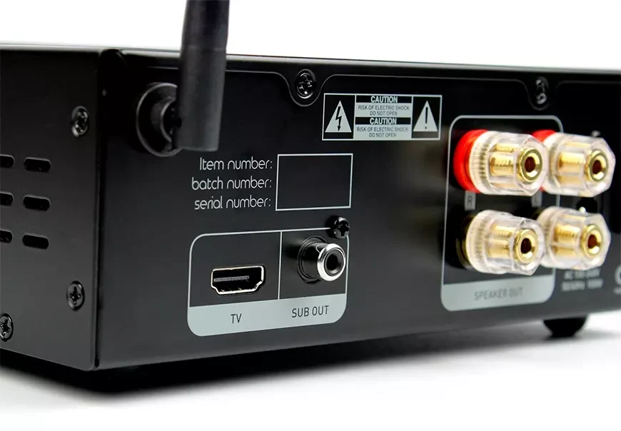 Compact receiver for upgrading the audio system of the Tangent Ampster TV II