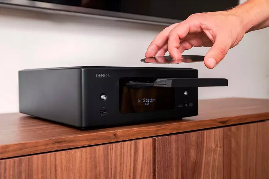 Denon CEOL RCD-N12 DAB CD Receiver with HEOS, Phono Stage and HDMI