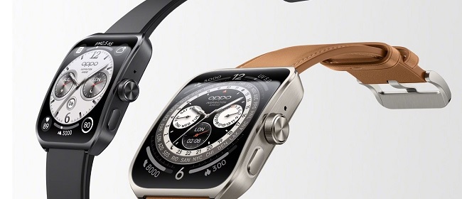 Oppo Watch 4 Pro has a very original curved finish