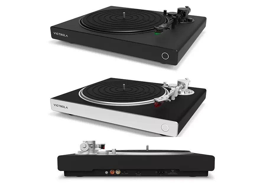 Victrola Hi-Res Carbon and Hi-Res Onyx wireless turntables