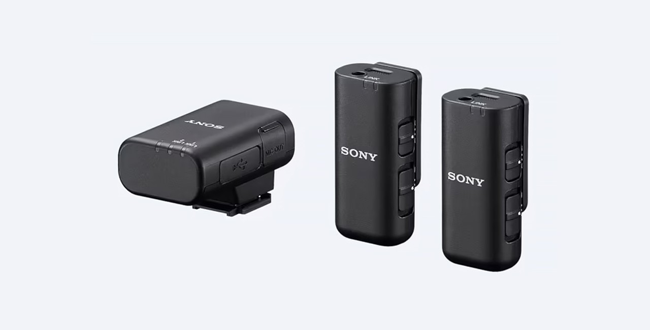 Sony ECM-W3 and ECM-S1 wireless microphones