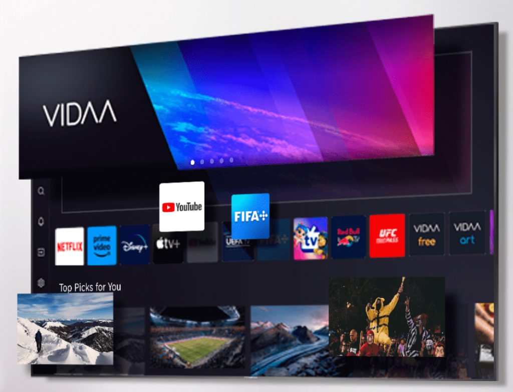 Interface appearance of VIDAA U 6