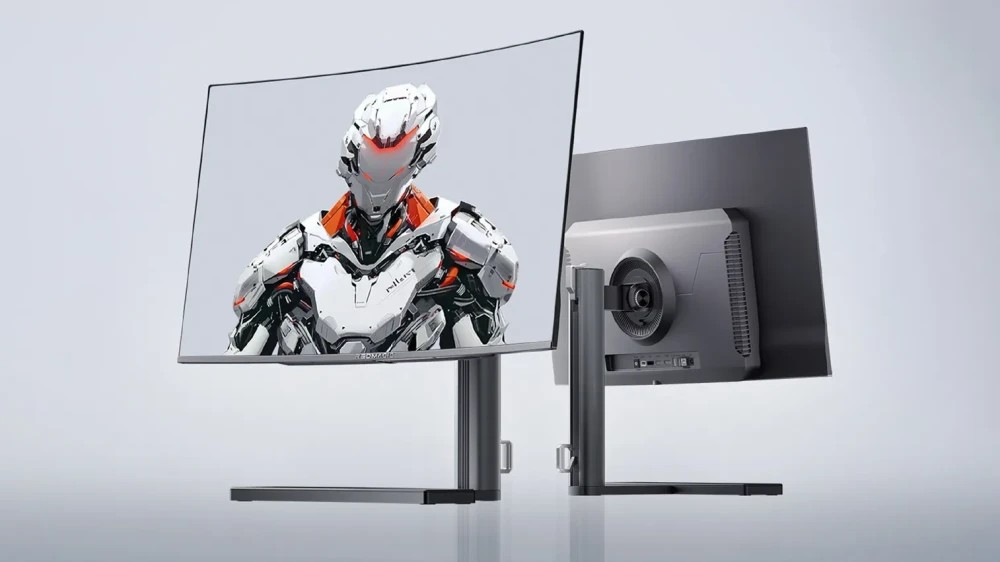 RedMagic Realm features a Curved Gaming Monitor equipped with a QD-OLED Matrix.