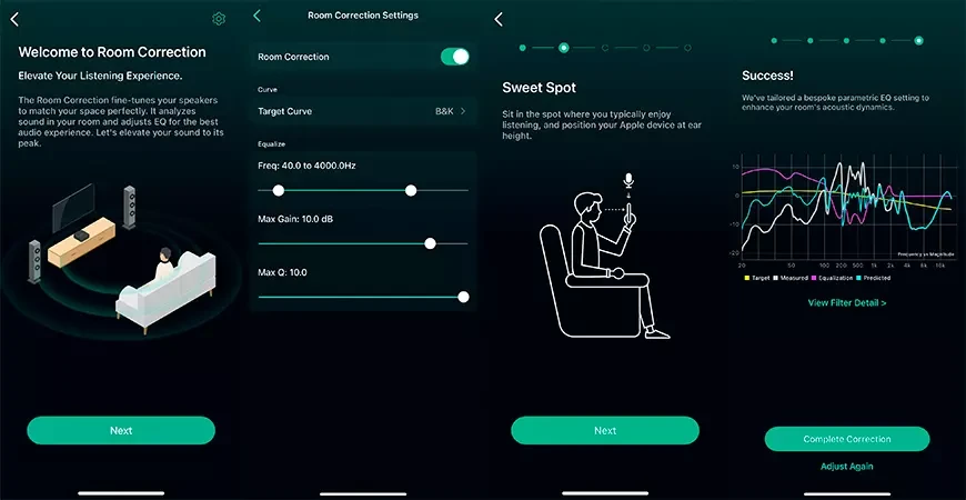 WiiM Home App - Room Correction Feature Now Available for Google Android