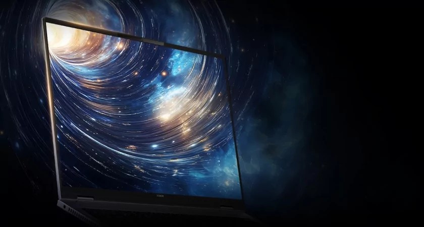 The display occupies 93% of the useful area thanks to thin frames around the perimeter.