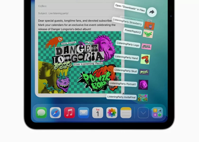 The Liquid Glass design language has also appeared in iPadOS 26.