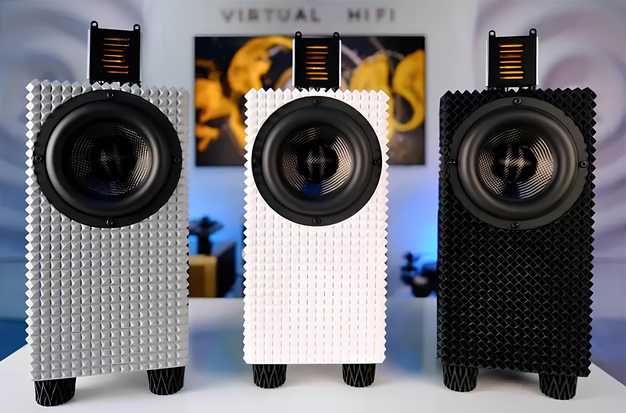 Virtual HiFi Viper: 3D-Printed Bookshelf Speakers With High-End Ambitions