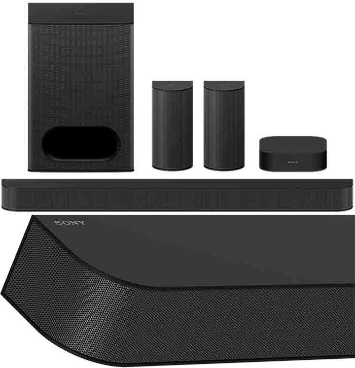 The materials blend beautifully, and gaps are minimal. A minor complaint is the exposed chipboard edges on the subwoofer's rear panel.