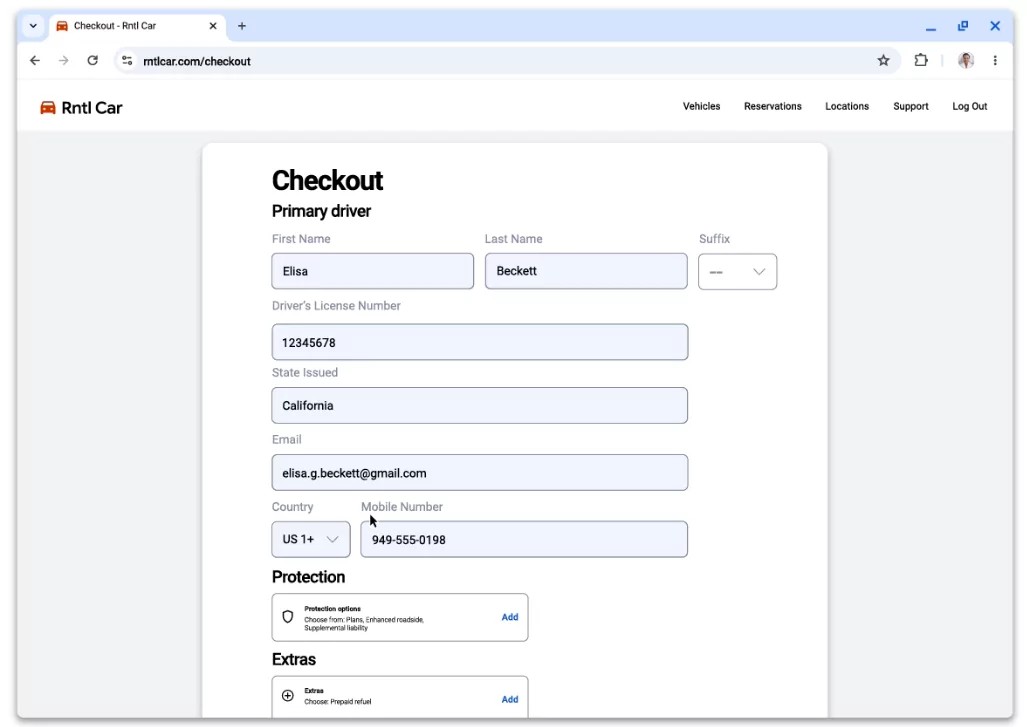 Furthermore, Chrome will prompt for confirmation before filling out the relevant forms.