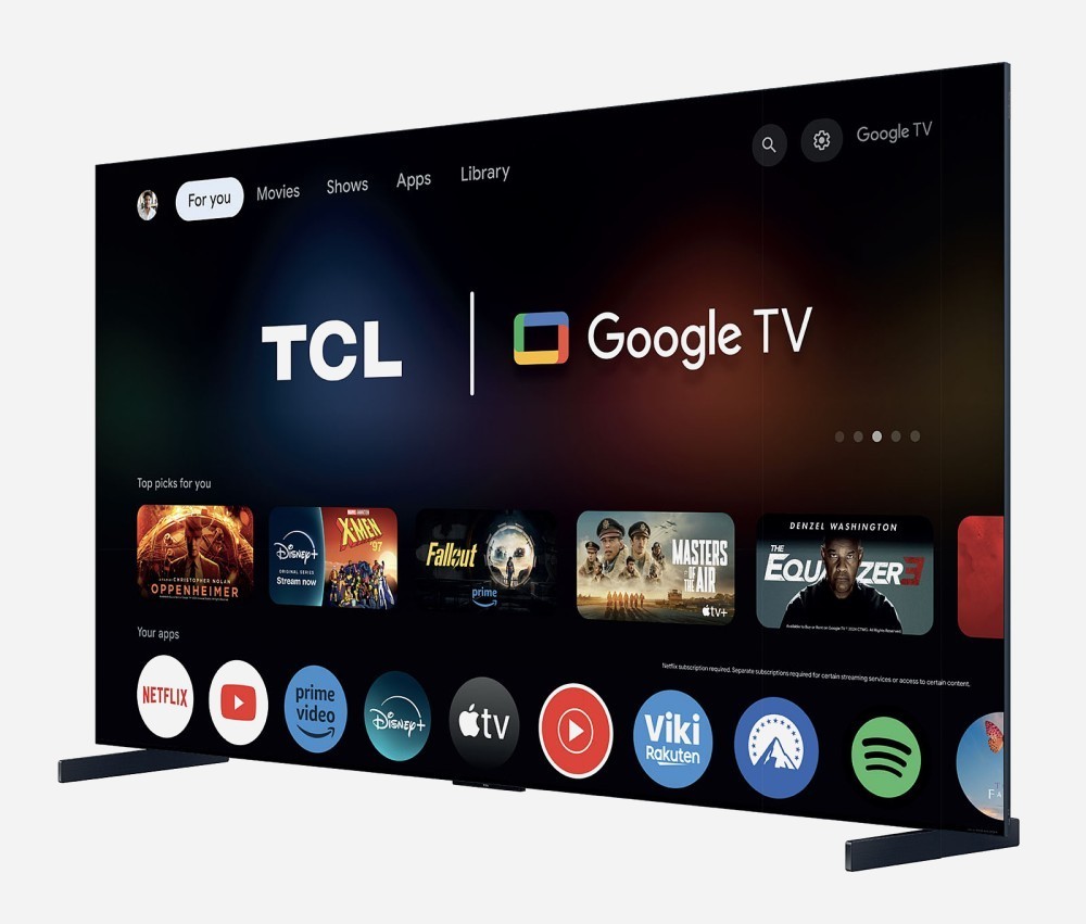 TCL Q8C runs on the Google TV interface, enhanced with a lightweight user interface that improves fluidity and personalizes the user experience.