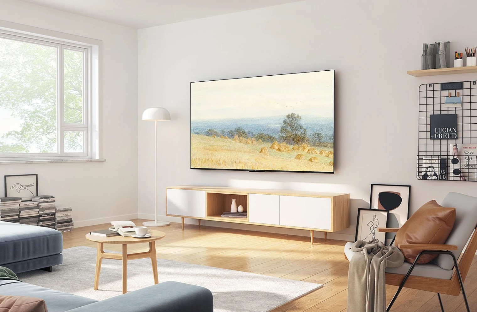 Viewing angles are wider than previous generations, but not yet on par with OLED TVs.