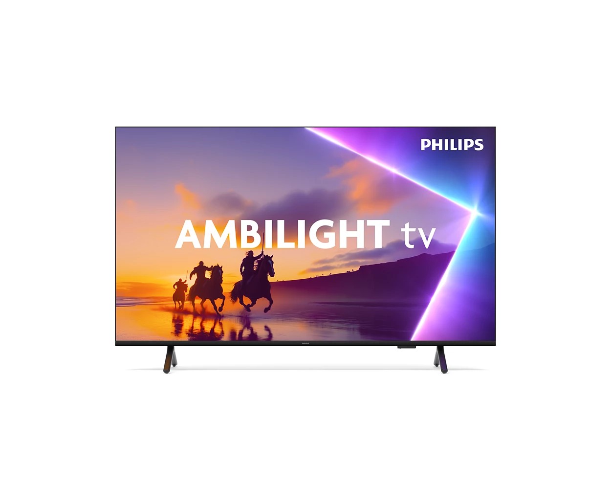 The Philips PUS8500 series delivers a vibrant viewing experience thanks to QLED technology and the unique Ambilight feature