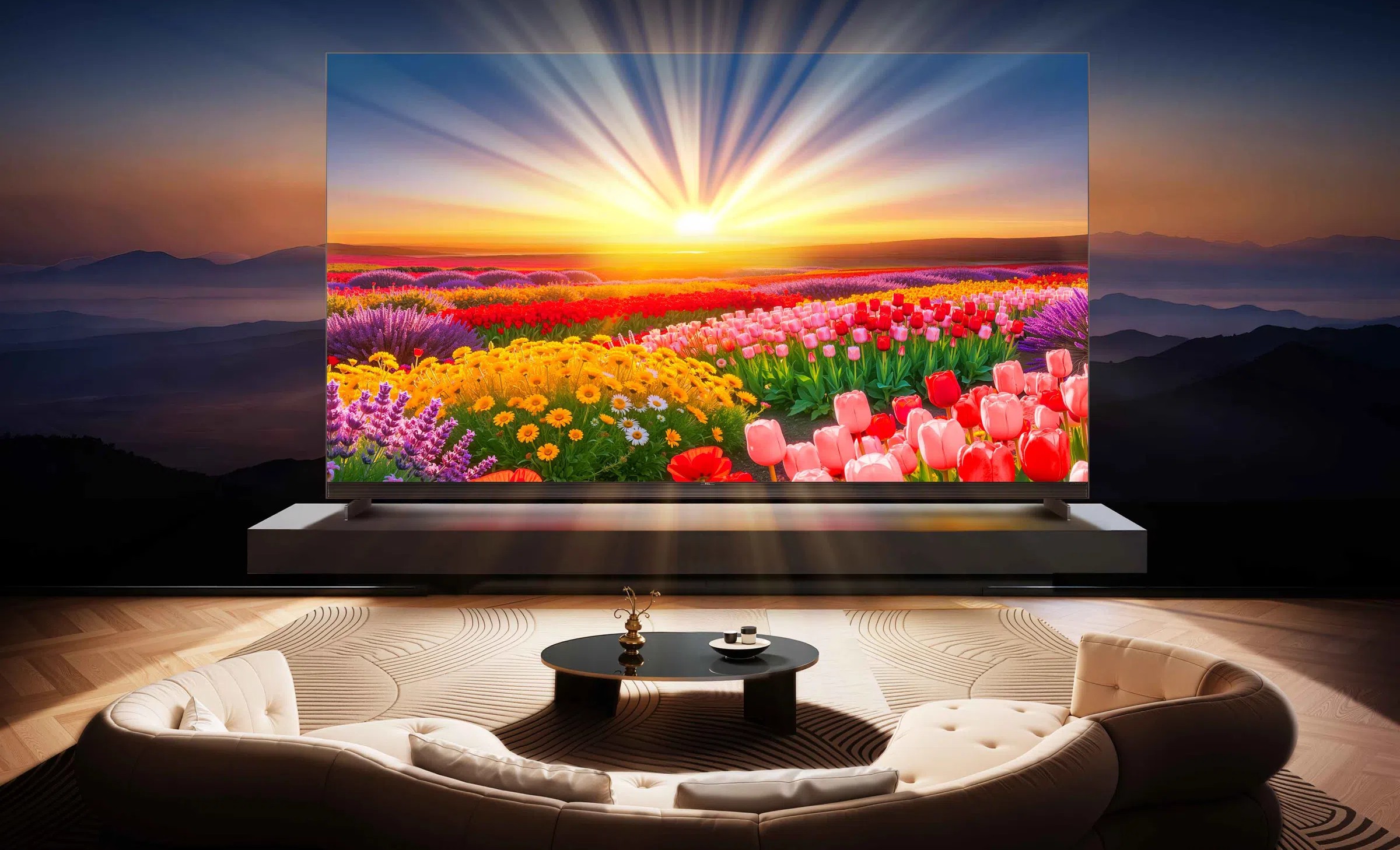 TCL's new SQD-Mini LED technology combines advanced Mini LED backlighting, Super QLED color reproduction, and Ultra Color filtering to enhance picture quality across all types of content.