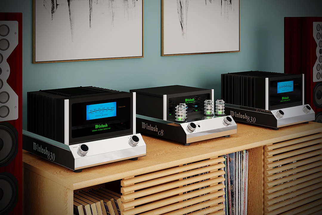 McIntosh launches McIntosh MC830 mono amplifier and C8 preamplifier 31 MC830 and C8