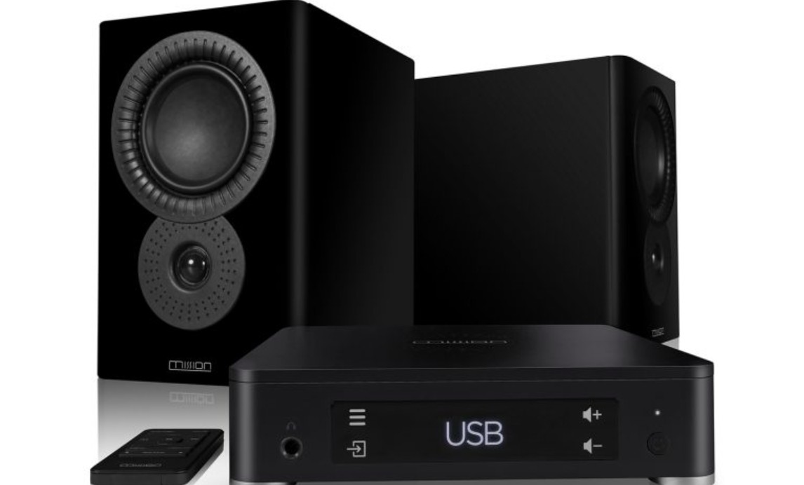 Mission LX Connect Wireless Music System: Dual Powered Speakers and Hi-Res Streamer DAC 7 Mission LX Connect