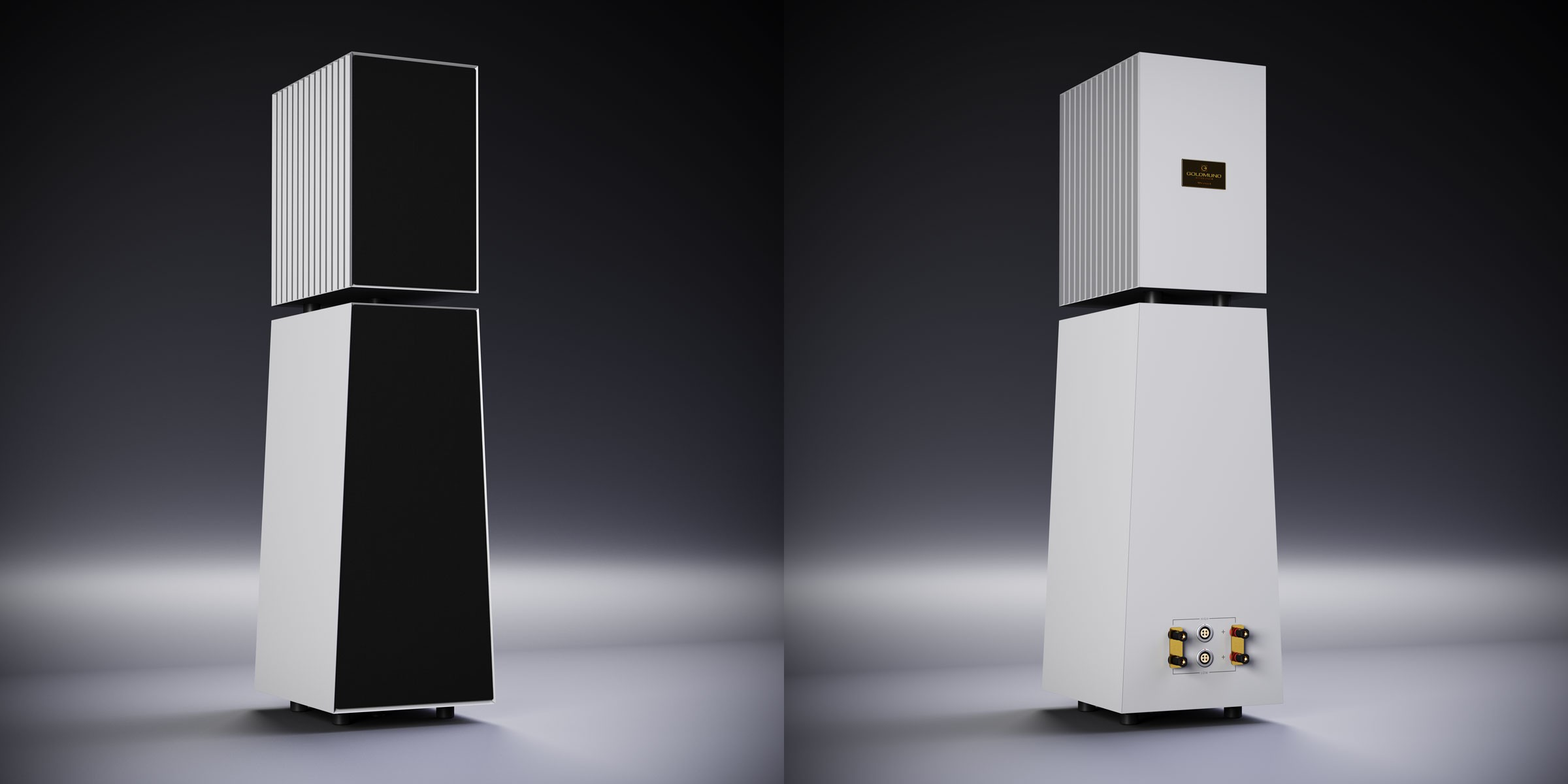 Goldmund Tethys: Double-shell handmade aluminum floorstanders 31 Goldmund Tethys