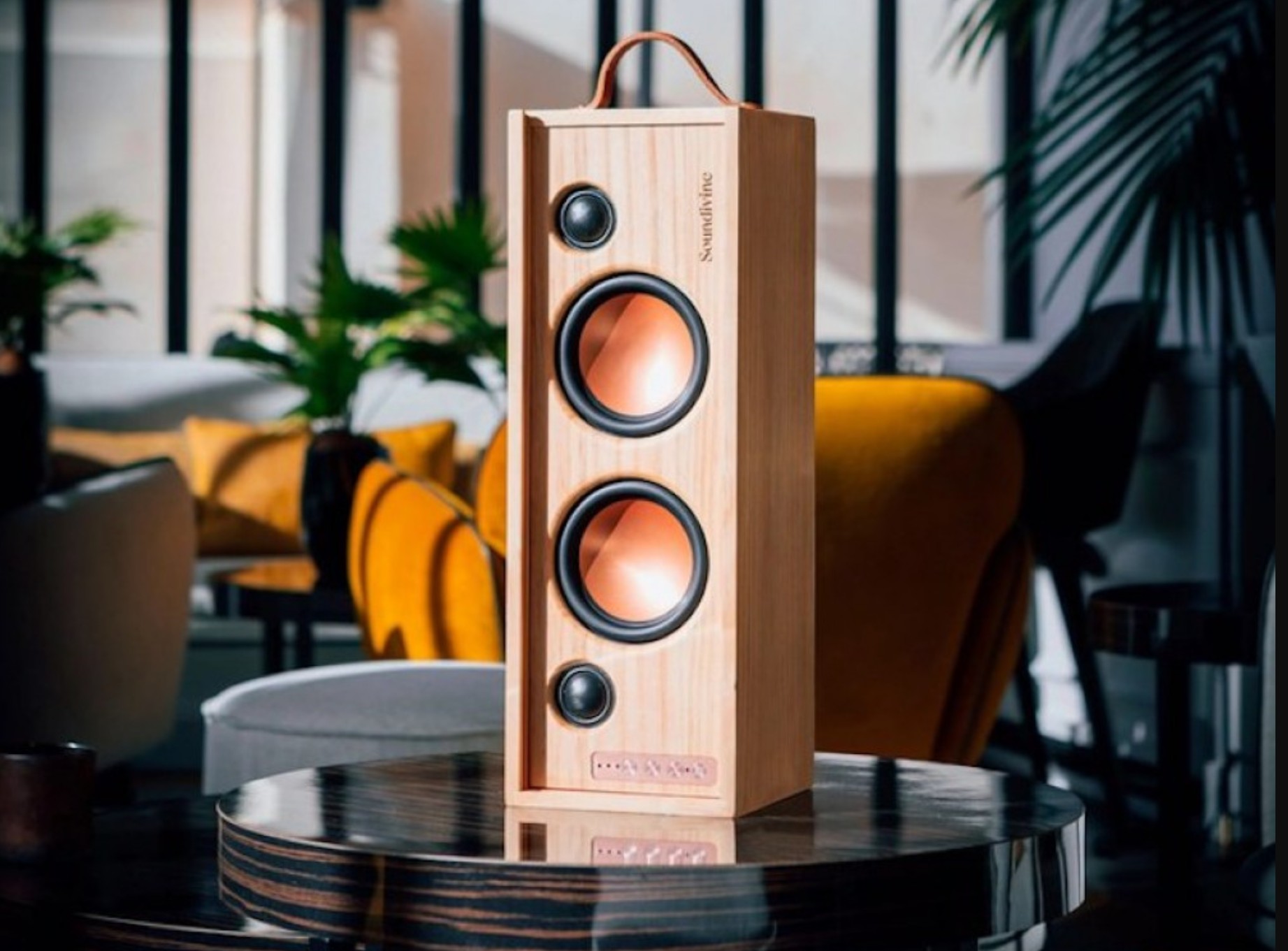 Soundivine Le Magnum is a Bluetooth speaker in a wooden box 7 Soundivine Le Magnum