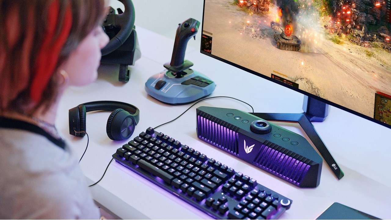LG UltraGear Gaming Speaker GP9: Compact gaming speaker 27 UltraGear Gaming Speaker GP9