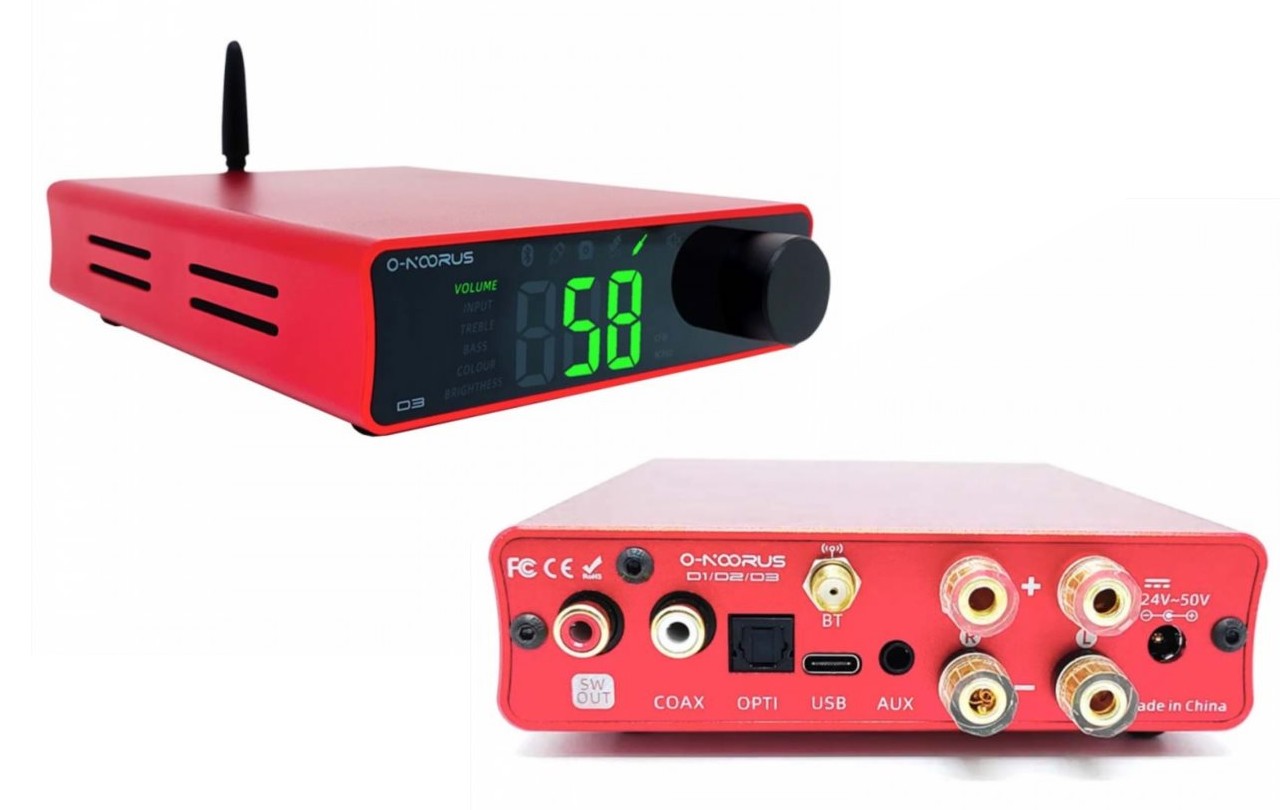 O-Noorus D3: Class D compact amplifier with Bluetooth launched 28 O-Noorus D3