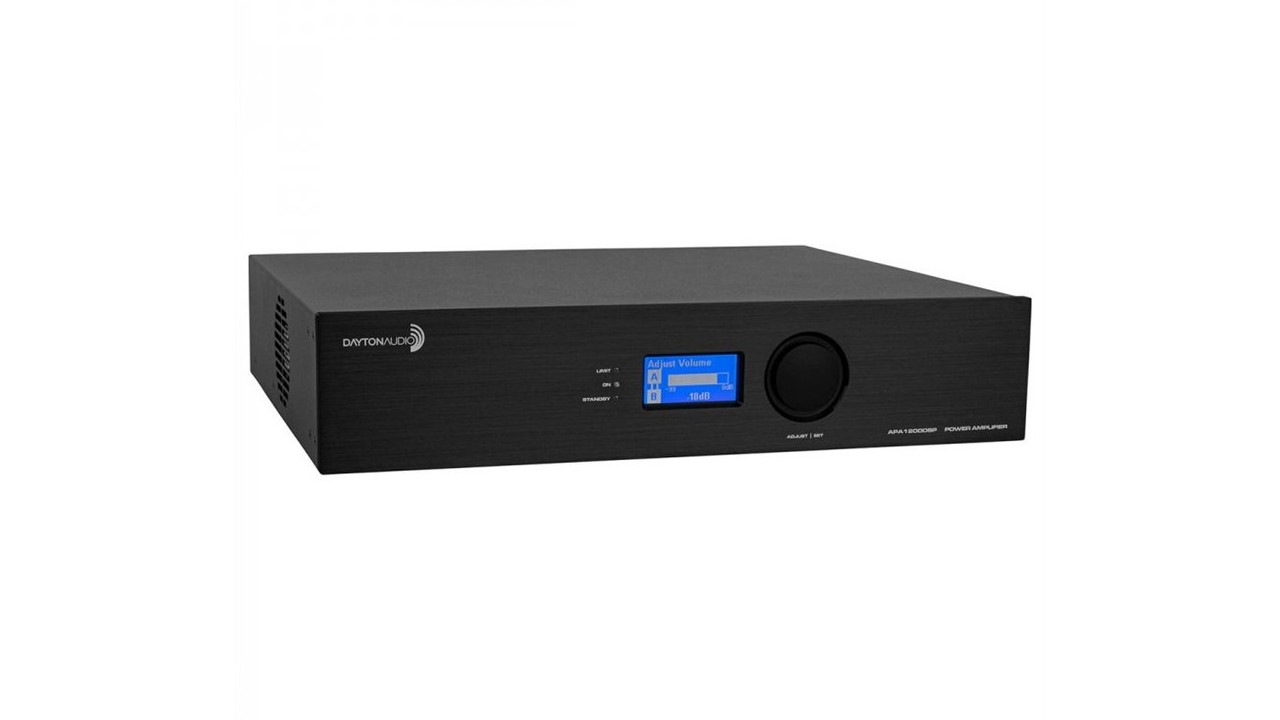 Dayton Audio APA1200DSP: Powerful and versatile Class D amplifier 26 Dayton Audio APA1200DSP - integrated stereo amplifier 2x560 W
