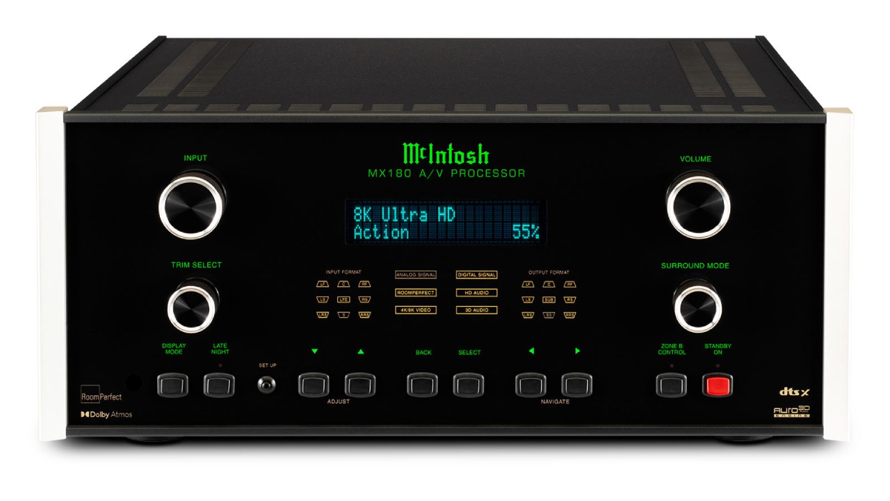 McIntosh MX180: 16-channel AV processor with 8K support 7 McIntosh MX180