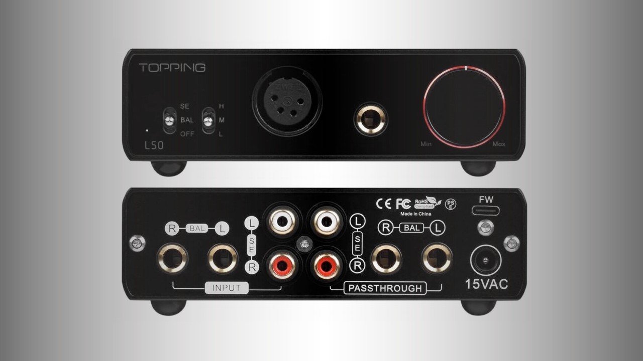 TOPPING L50: Desktop headphone amplifier optimized for incredible sound 7 TOPPING L50