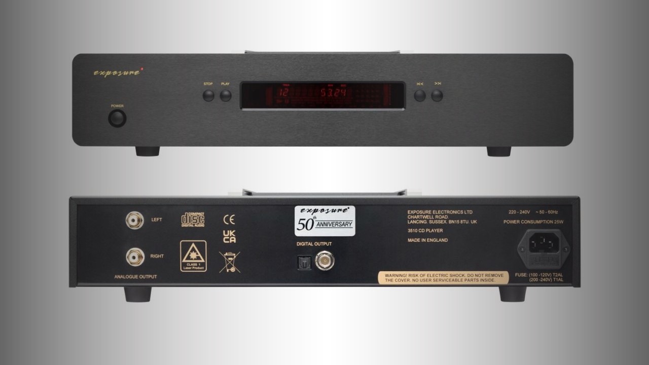 Exposure 3510: Anniversary Edition CD player 26 Exposure 3510