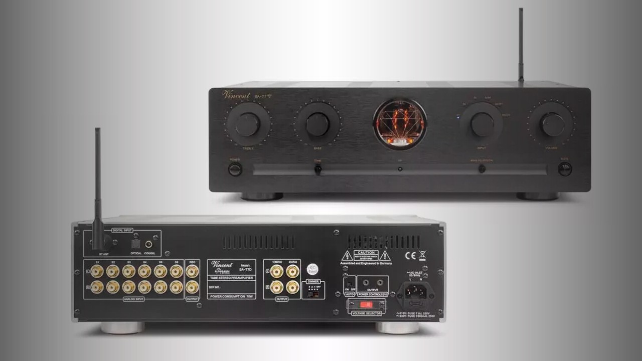 Vincent Audio SA-T7 Diamond: Preamplifier boasting vintage Telefunken tubes 7 Vincent Audio SA-T7 Diamond