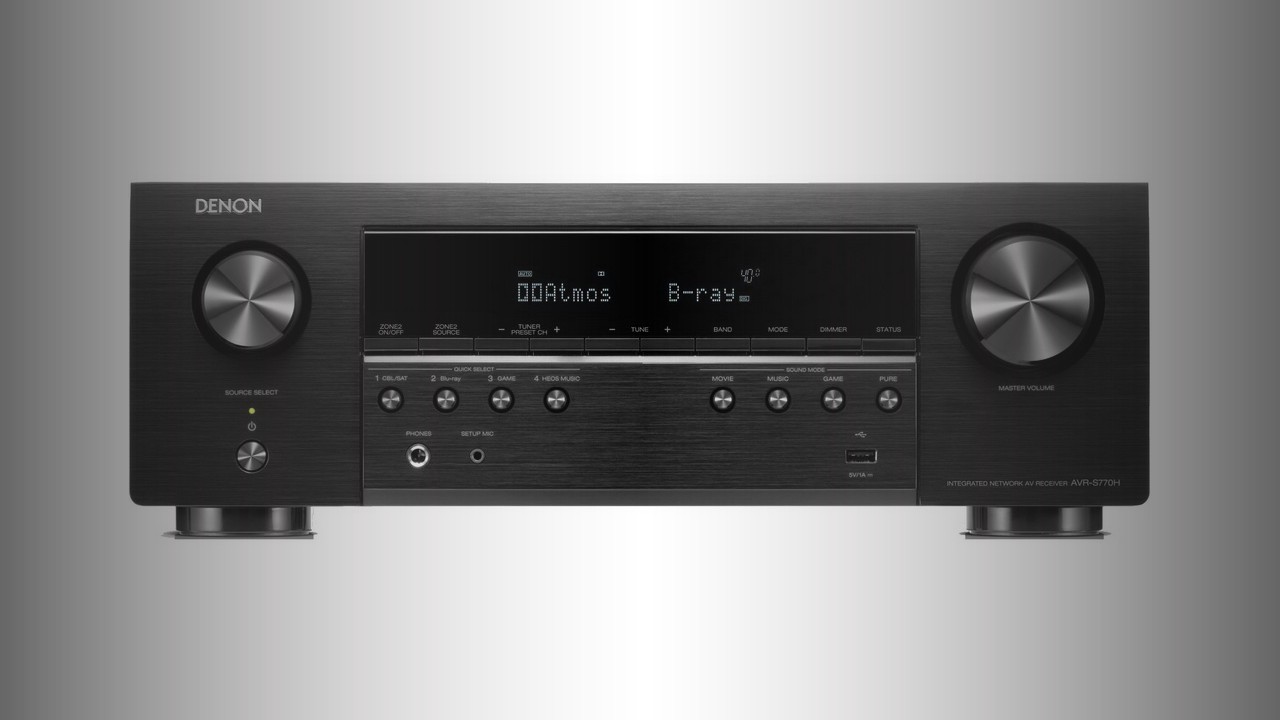 Denon AVR-S770H: AV receiver with seven built-in amplification channels 10 Denon AVR-S770H
