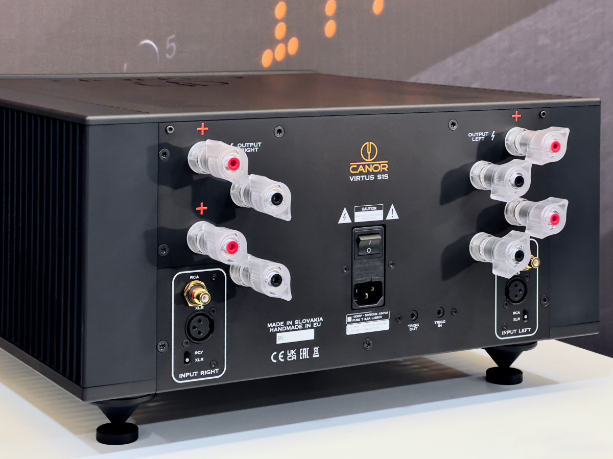 Canor Virtus S1S: Impressive High-end solid-state dual-mono power amplifier 14 4