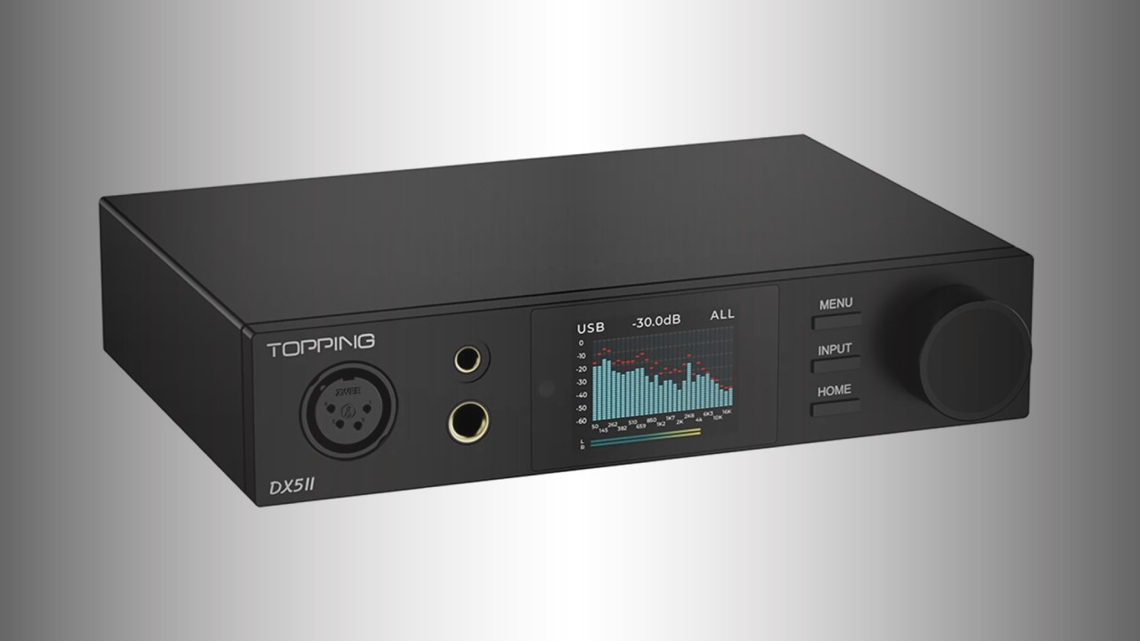 Topping DX5 II: Flagship Dual-DAC Headphone Amp for $299 2 Topping DX5 II – Desktop External DAC with Headphone Amplifier on Two DAC Chips from ESS Technology