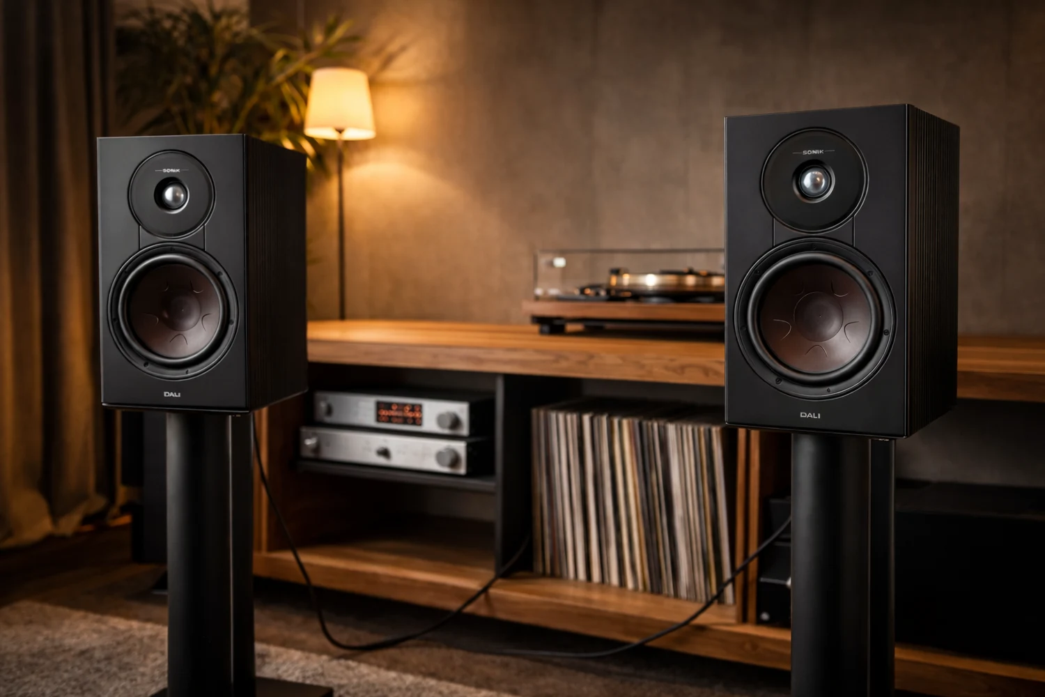 DALI SONIK 3: Powerful Compact Speakers With True Hi-Fi Sound 32 DALI SONIK 3 are compact speakers that deliver big, detailed hi-fi sound for music, TV, and home cinema. Easy to drive, stylish, and a true soundbar upgrade.
