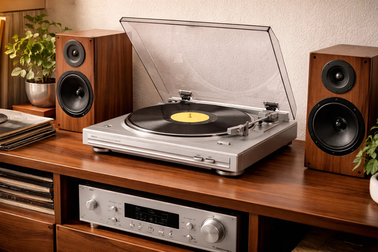 Denon DP-29F: A Classic Turntable Made for Pure, Everyday Listening 30 Denon DP-29F brings classic vinyl playback to everyone with automatic operation, pre-mounted cartridge, and a built-in phono stage for simple systems.