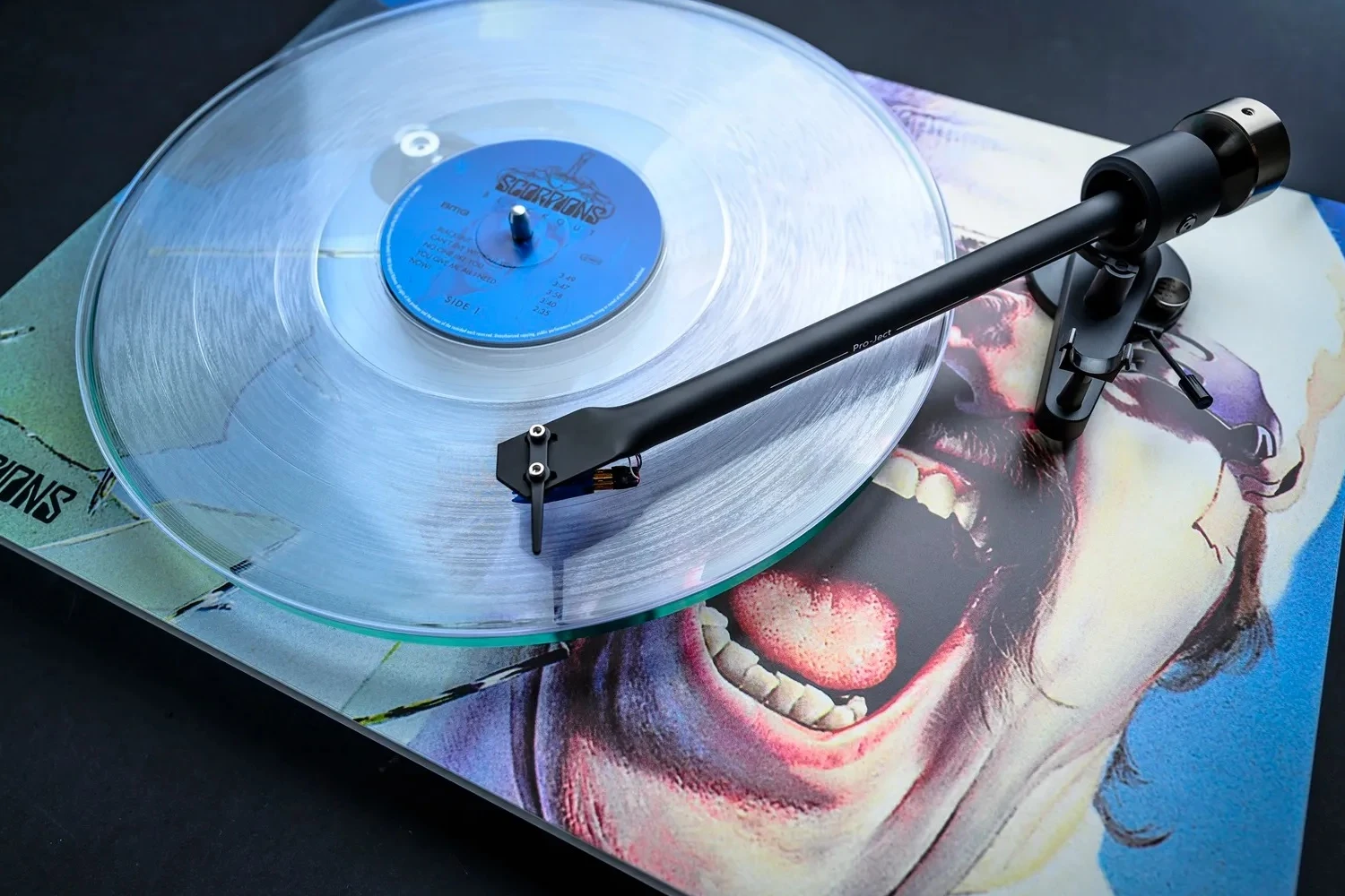 Pro-Ject Scorpions Turntable: Limited Edition T2 With Pick it 25A 28 Pro-Ject honors legendary rock band Scorpions with a limited edition turntable featuring exclusive design, audiophile construction, and ready-to-play vinyl performance.