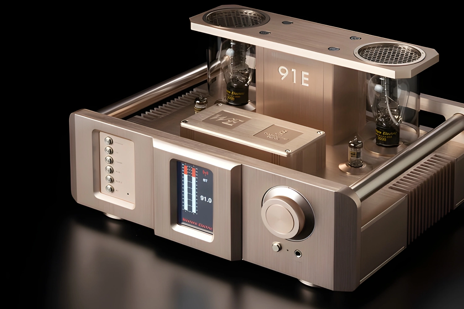 Western Electric Type 91E: The Ultimate 300B Integrated Tube Amplifier Reborn 36 Western Electric Type 91E is a modern 300B integrated amplifier combining legendary WE tube sound, patented SCS bias technology, vinyl support, Bluetooth, and up to 20W per channel.