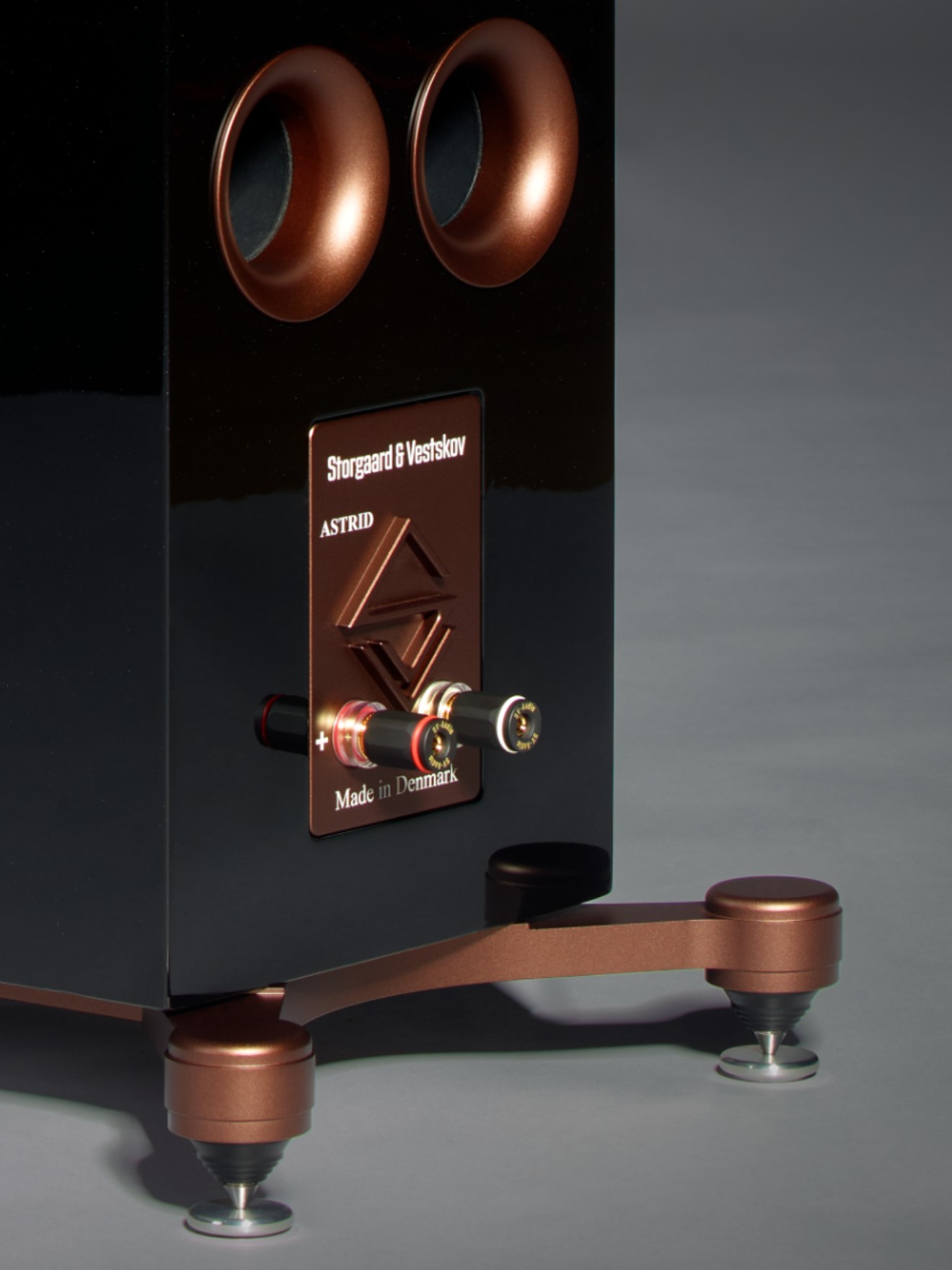 SV-Audio Astrid: Stunning New Line Source Loudspeaker for Serious Audiophiles 9 The solid aluminum front baffle and signature radiating pattern give the Astrid a distinctive look while contributing to improved acoustic performance.
