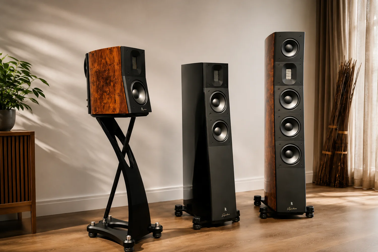 Raidho Acoustics unveils the TD Signature series, bringing flagship TD3.10 technology to three new speaker models. Featuring diamond-coated drivers, upgraded crossovers, and prices reaching €75,000, these Danish loudspeakers aim to deliver an even more transparent listening experience.