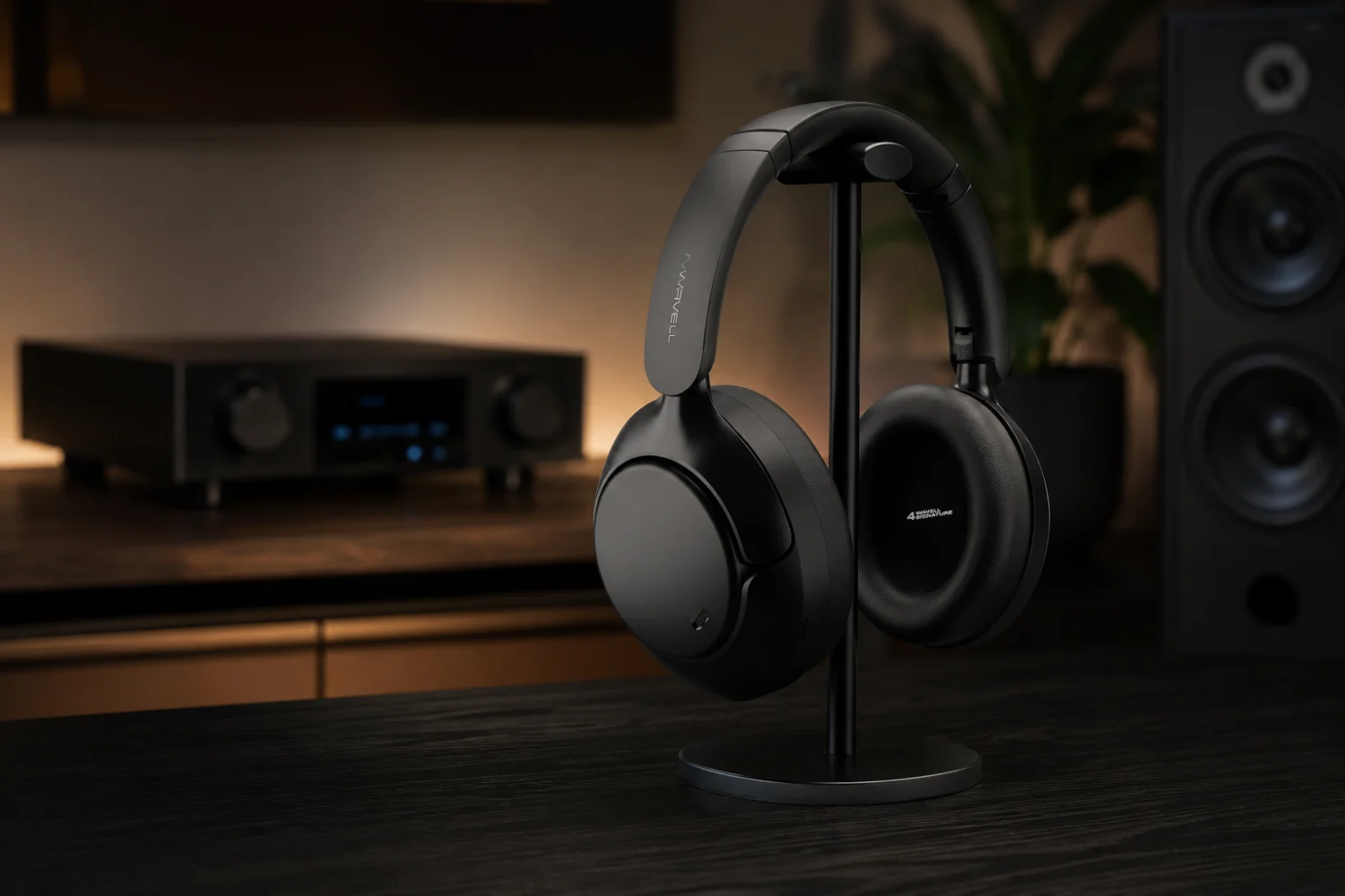 The Wavell 4 Signature combines adaptive ANC, six-microphone call technology, multipoint Bluetooth, and a lightweight foldable design for work, travel, gaming, and everyday listening.